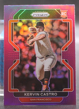2022 Panini Prizm - Purple Prizm - Kervin Castro (RC) #34