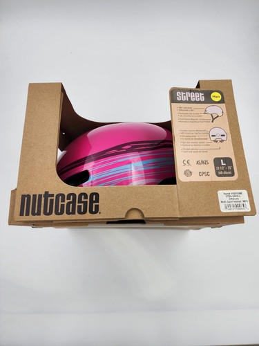 Nutcase Street "Offshore" Hot Pink Mips HelmetSizeLarge 23.5"-25" New in Box - Picture 9 of 13