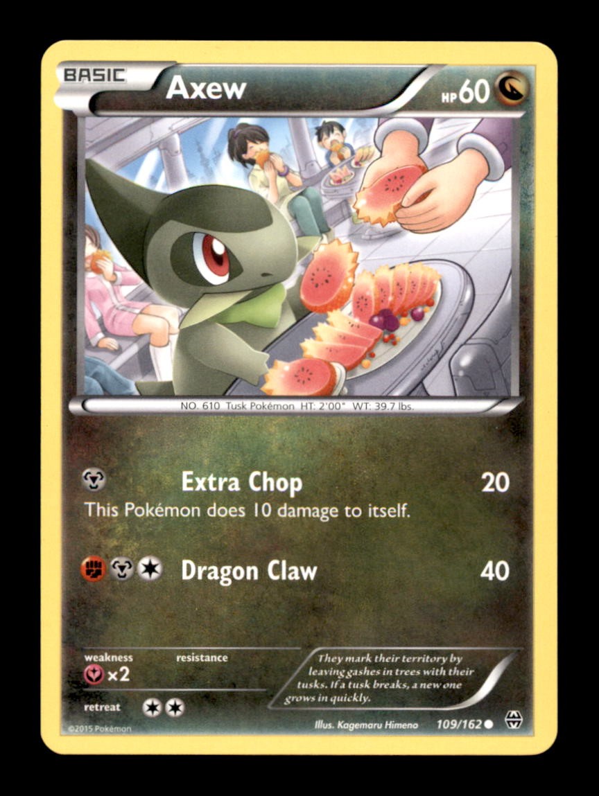 AXEW 109/162 C BREAKTHROUGH POKEMON LP