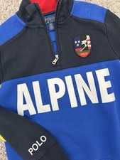 Boys Polo Ralph Lauren Alpine Half Zip Pullover Size S 8 