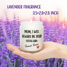 Novelty Mom Candle Lavender Wax Jar 7oz Financial Burden Quote Birthday Gift