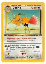 Pokemon TCG: 1st Edition Dodrio 34/64 Jungle Regular Rare TCG 1999 WOTC LP