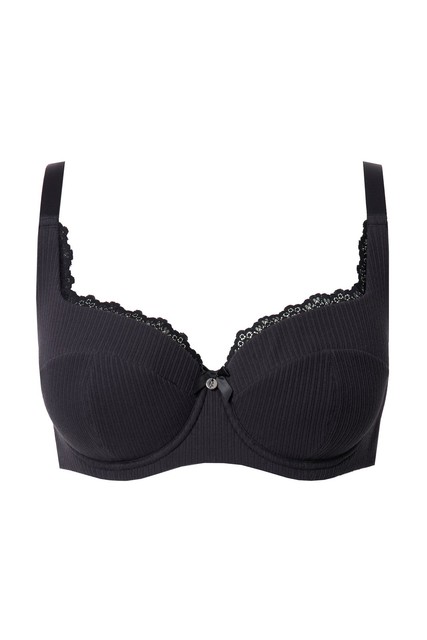 Ulla Popken Damen große Größen Balconette BH Softcups Balconette BH Ajour 841500