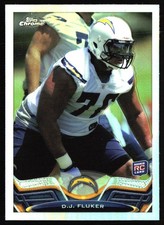 2013 Topps Chrome #134 D.J. Fluker Refractors RC