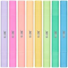 Aesthetic Bible Highlighters No Bleed - Dual Tip Assorted Colors for Journaling