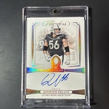 2020 Panini Flawless Pro Bowl Ink Quenton Nelson #PBI-QNE /20