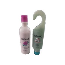 New Sealed Avon Naturals Raspberry Lotion  Sea Shower Gel Set Vintage NOS