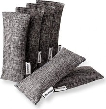 Marsheepy 6 Pack Activated Charcoal Odor Absorber Bags, Shoe Deodorizer Insert a