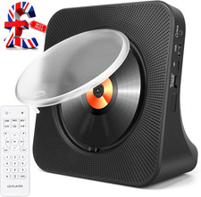 Portable CD Player for Home with Speakers - Bluetooth Desktop CD Player Built-In