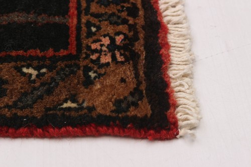 3'8" x 9'6" Vintage Hand-knotted Runner Rug Traditional Oriental Wool Carpet - Picture 5 of 9