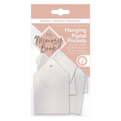 Tonic Studios My Memory Book Hanging Postal Pockets-5 Pieces