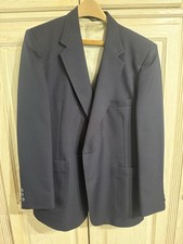 VTG 70s Johnny Carson Navy Jacket  Vest Sports Coat Blazer Sz 44