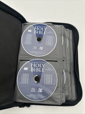 #ad Bible Audio CD KJV Old amp; New Testament Alexander Scourby Complete 62 Disc Set $39.99