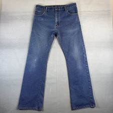 Vintage Levis 517 Jeans Mens 36x32 Blue Medium Wash Bootcut Western Denim Y2K