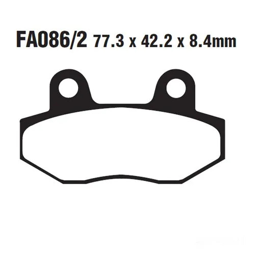 Bremsbelag BremsbeläGe EBC FA086 2 Vorne FüR Hyosung GT 650 R Sport 2005-2007-image