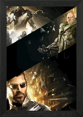 Deus Ex gerahmtes Wandbild Poster Leinwanddruck Bild