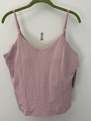 NWT Size 14 Lululemon Align Waist Length Cami Tank C/D Cup PKHZ Pink Haze
