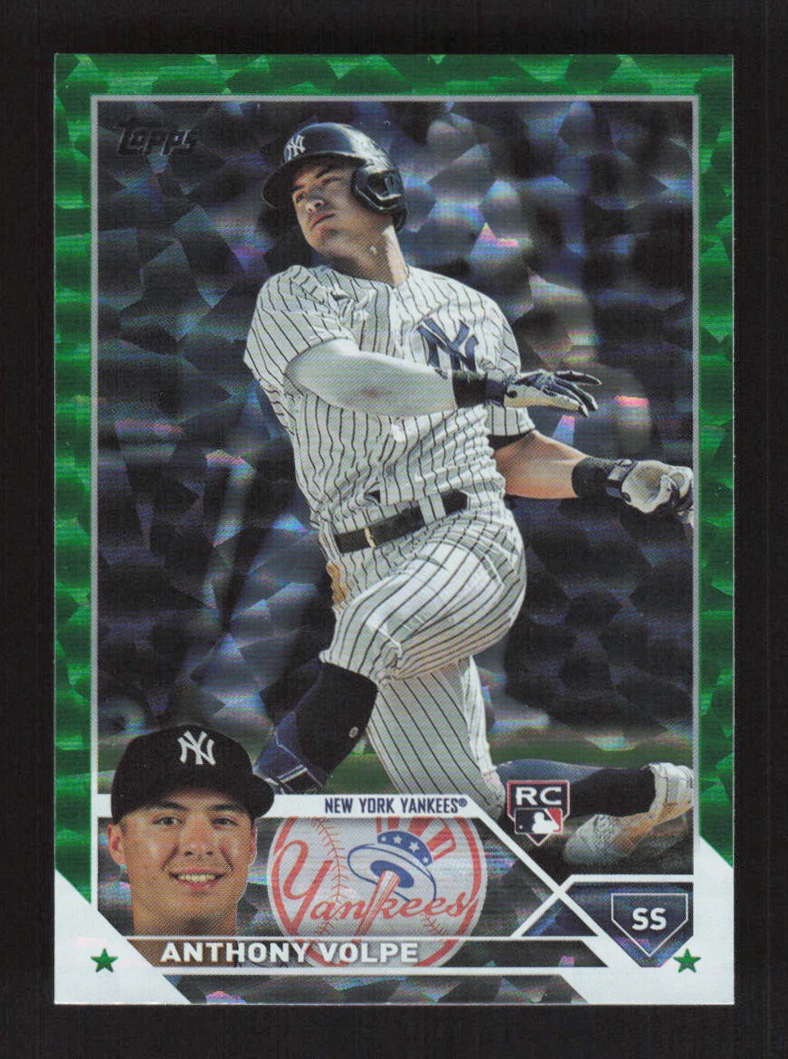 Anthony Volpe 2023 Topps Green Foil #/499 Rookie #460