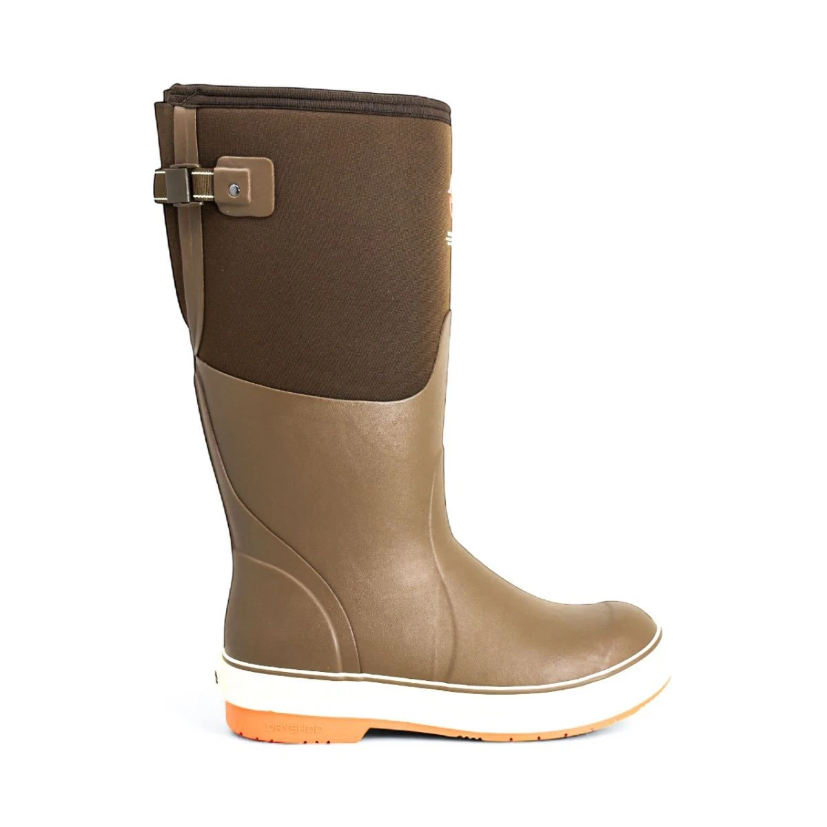 Dryshod Men's Seamonster NEOMAX Gusset Rubber Boot Brown/Cream/Orange - SNMG-MH