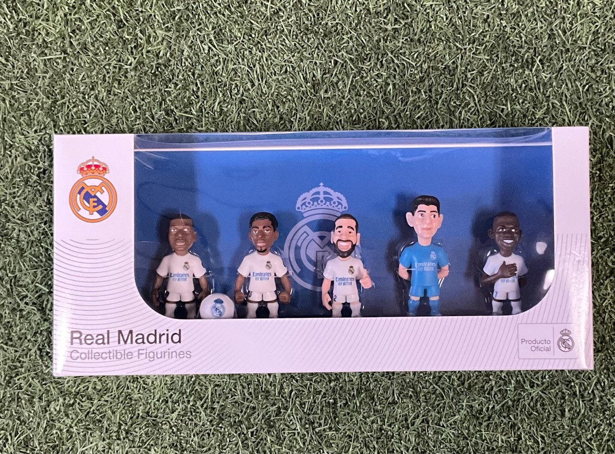 Minix Real Madrid 7cm Figurine 5-Pack Mbappe,Bellingham,Carvajal