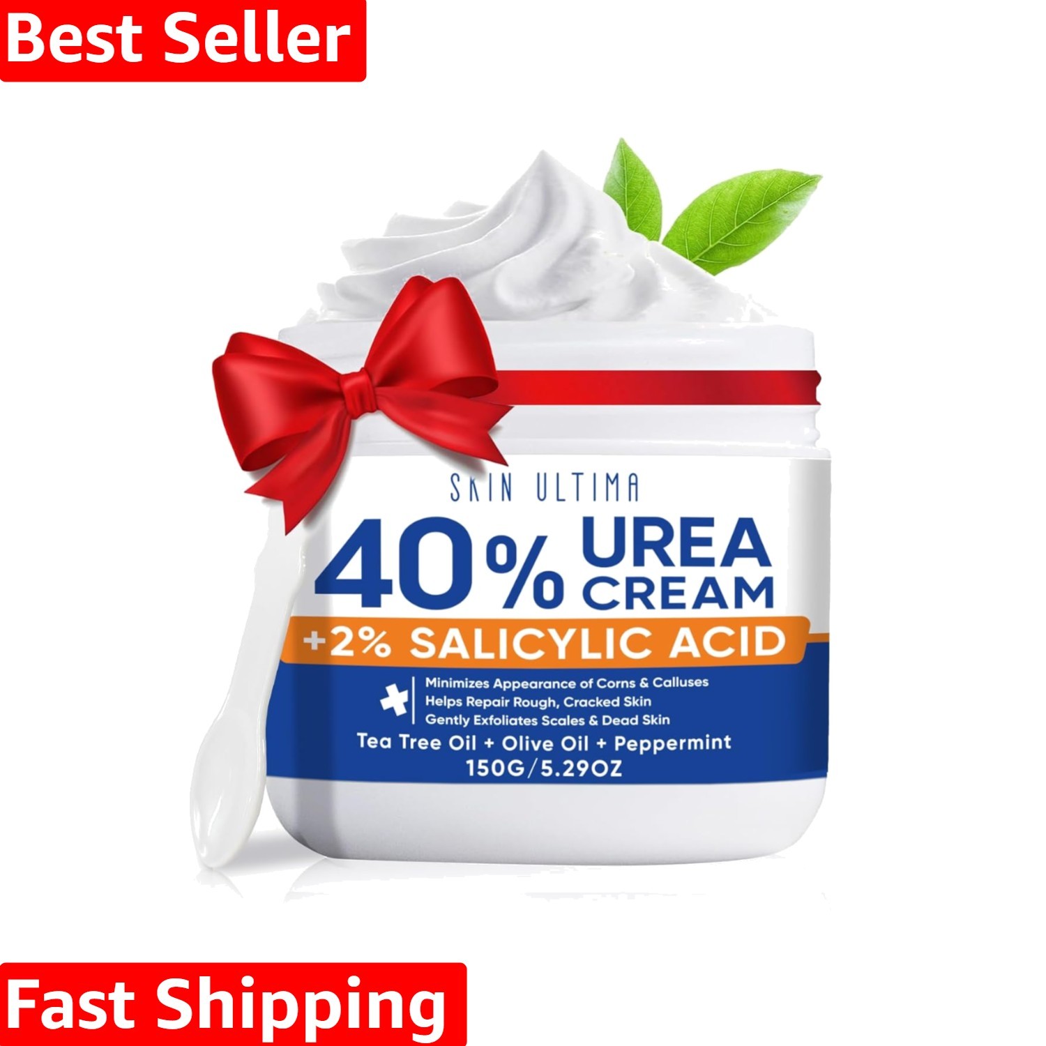 Intensive Moisture Urea Cream 5.29 oz - Dermatologist Recommended for Dry Skin