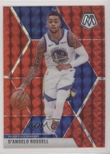 2019-20 Panini Mosaic Red Prizm D'Angelo Russell #90 fm0