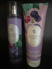 Bath And Body Works Black Raspberry Vanilla Fine Fragrance Mist And Cream