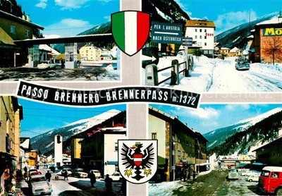 Passo Brennero Panorama Italian Customs Office