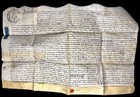 1747 English Antique Legal Document Wax Seal Derby UK Historic Parchment Deed — photo 2