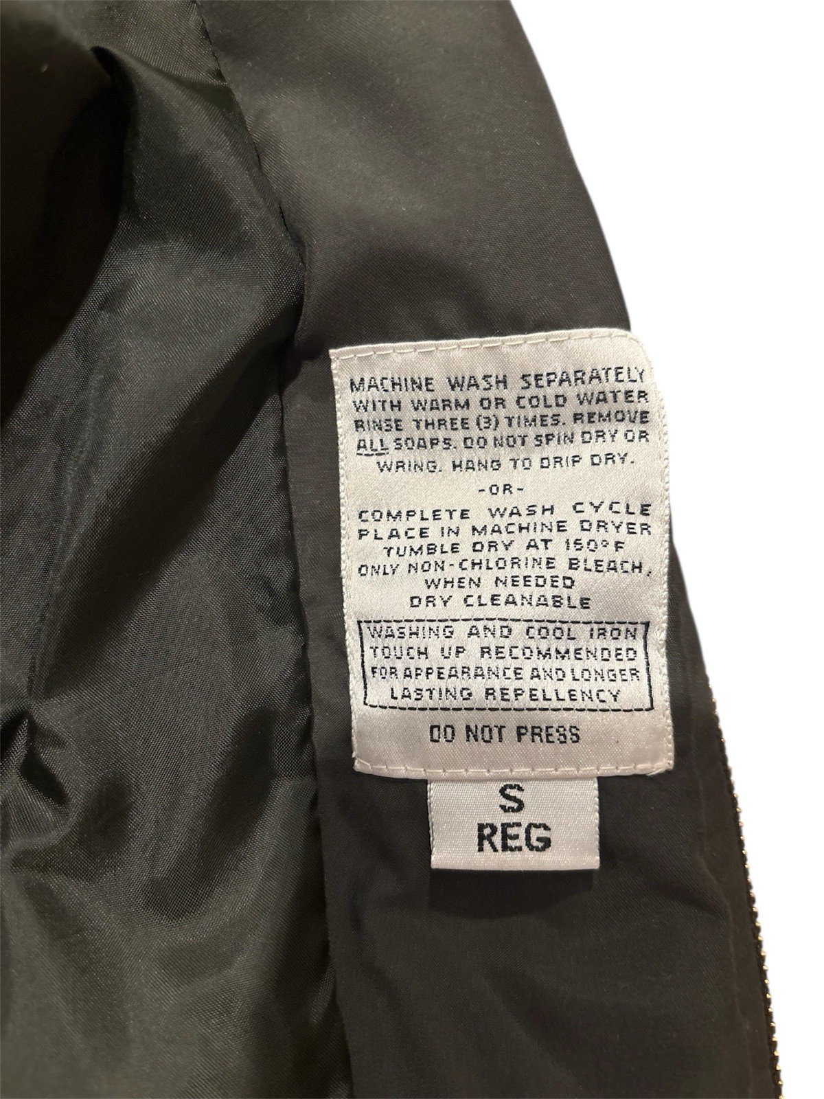 Vintage Towne London Fog Quilted Puffer Jacket Coat 90s Y2K Olive Green Sz Small