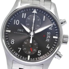 IWC SCHAFFHAUSEN PILOT'S WATCH SPITFIRE IW387804 43mm SS Gray Dial #C241 6