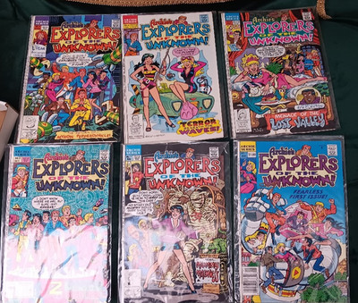 Explorers of the Unknown #1-6 Archie Comics Lot Betty Veronica Comic Book