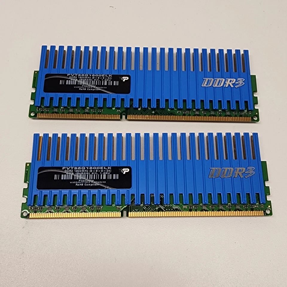 Patriot PVT36G1600ELK PC3-12800 1600MHz 4GB (2 x 2GB) Kit of 2 - Image 2 of 3