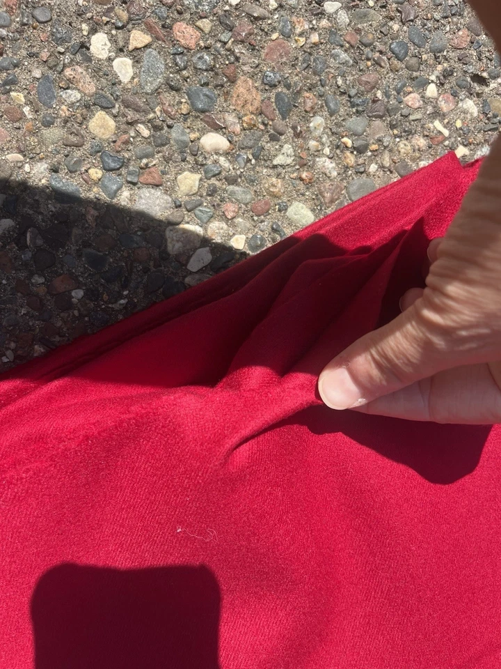 Classic Pendleton 100% Wool Fabric  - Red - Image 3 of 4