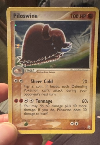 Piloswine 13/109 EX Team Rocket Returns Holo