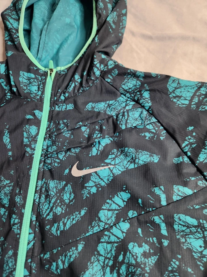 Chaqueta para correr Nike Enchanted Impossiblemente Ligera para mujer talla XL colorida 685927 NUEVA Foto 3 de 4