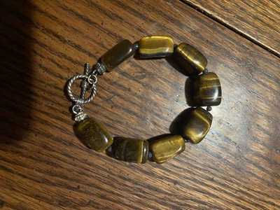 Spinelli Kilcollin, Tiger s Eye Sterling Silver Bracelet, Signed. Lot 2