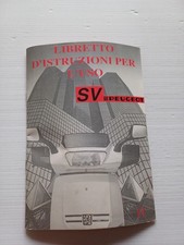Peugeot SV 50 scooter manuale uso manutenzione libretto italiano originale