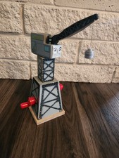Thomas the Train  Friends Wooden Railway CRANKY The CRANE 2001 - Gray, WORKS