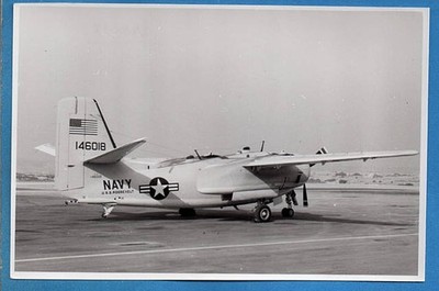 1960-1970s Navy Grumman C-1 TF-1 Trader 146018 Transport USS Roosevelt Photo
