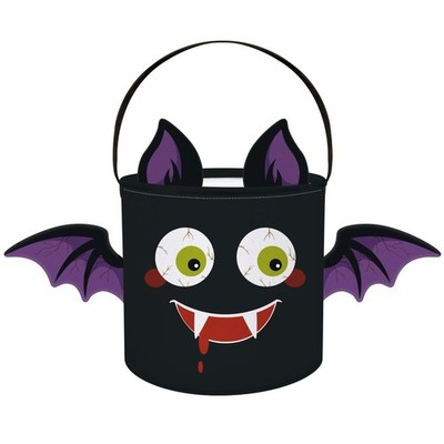 8L Halloween kleine Süßigkeit Eimer Tote Bag mit Griff Trick