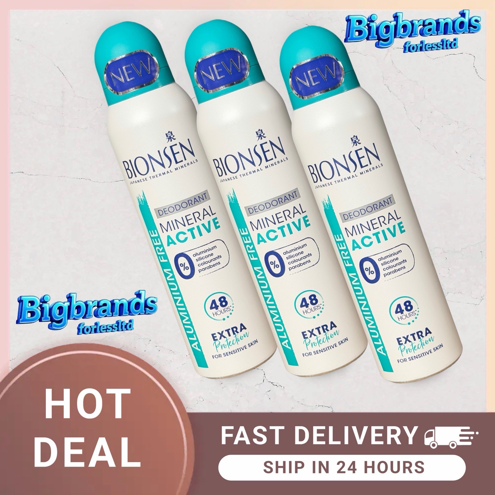 2 x BIONSEN MINERAL ACTIVE SPRAY 150ml. - Image 5