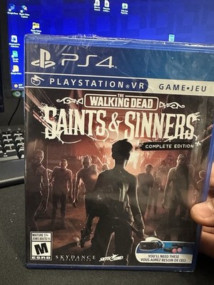 The Walking Dead Saints and Sinners [ PS VR Game ] (PS4 / PSVR) NEW TORN SEAL