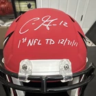 Chris Godwin Signed Tampa Bay Buccaneers Helmet w/ "1st NFL TD" JSA