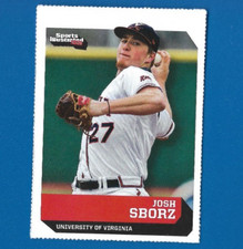 2015 SI Sports Illustrated Kids JOSH SBORZ Rookie RC, University Virginia #445