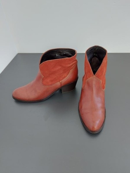 Women BOSS Orange Ankle Boots Orange Suede 37