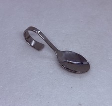 Amefa Holland Stainless 18/10 Curl Bent Handle Spoon 2” Unique Design Decor 1