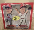 2014 MLB Cincinnati Reds Homer Bailey "No-Hitters" Dual Bobblehead New