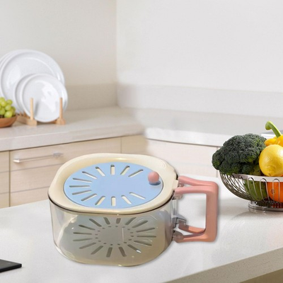 #ad #ad Fruit Drain Basket Vegetable Washing Container Draining Washer $18.76