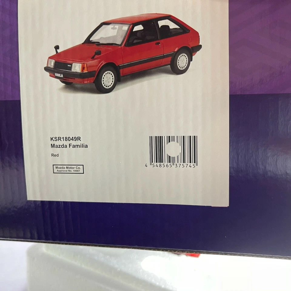 1/18 GT Spirit OTTO Kyosho Mazda Familia Red KSR18049R - Image 3 of 3